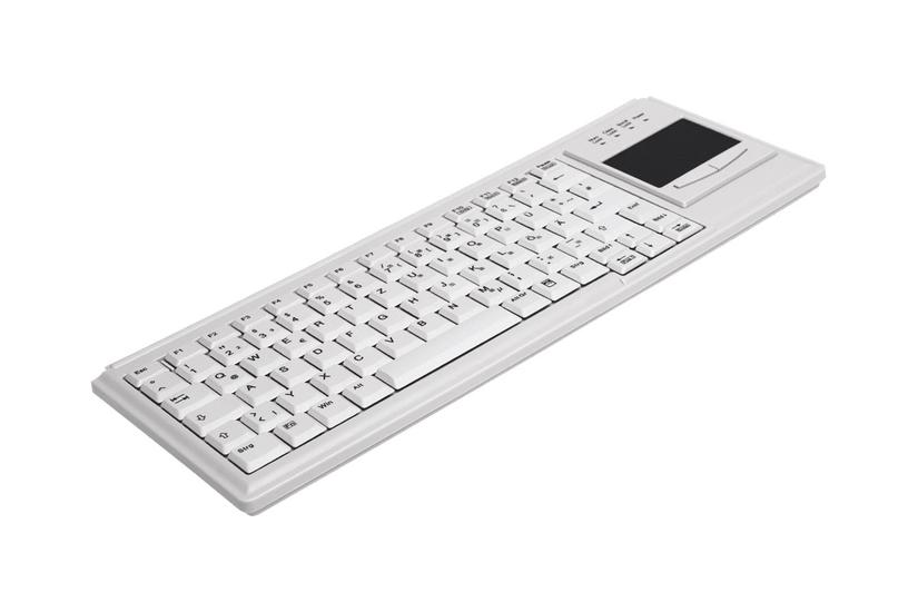 Active Key Industrialkey Ak-4400- Tastatur Kompakt Med Trackpad Belgisk Lysegrå Indgangsudstyr