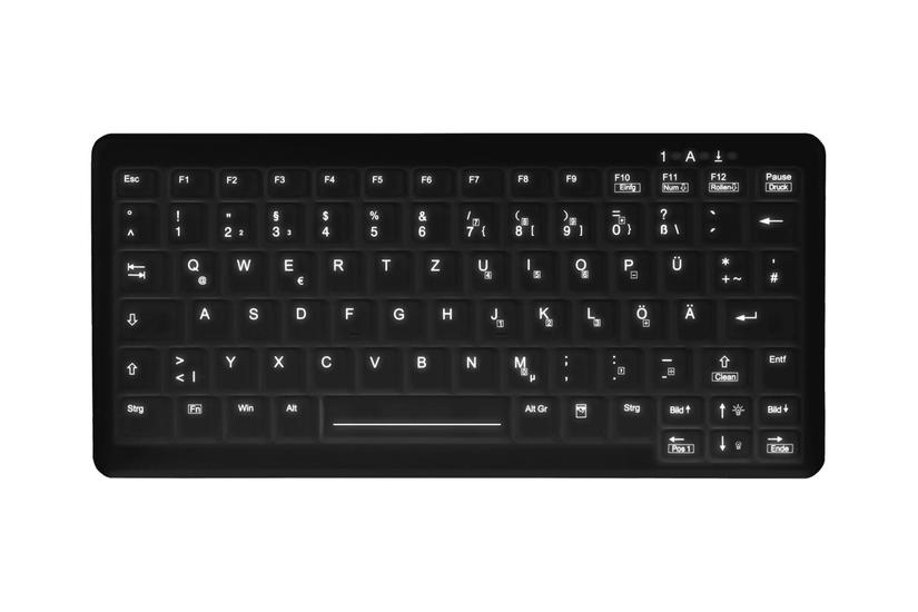 Active Key Medicalkey Ak-c4110 Tastatur Kluddesinfektion Qwerty Usa Sort Indgangsudstyr