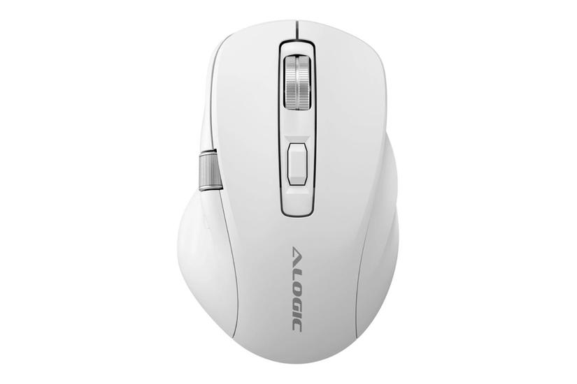 Alogic Apex Mus Usb- Rechargeable Programmable Ghz Bluetooth Usb Hvid