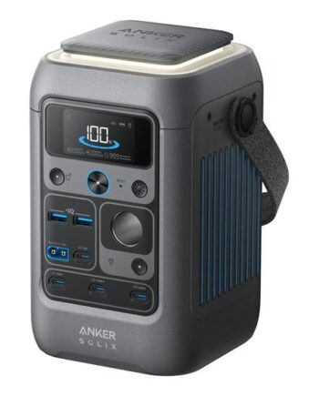 Anker Solix C300x Dc Transportabel Strømstation 300 Watt Lifepo4 90000 Mah 288 Wh