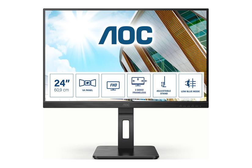 Aoc Pro-line 24p2qm Skærm Wled 24 Quot Va 4ms Full Hd 1920x1080 Ved 75hz