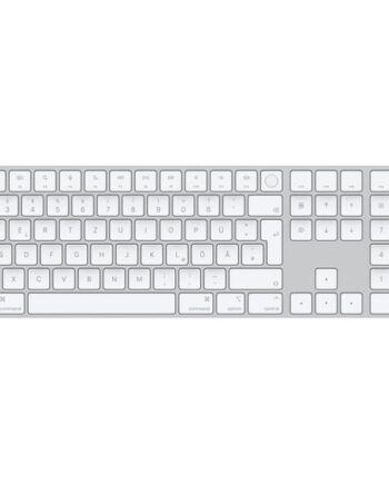 Apple Magic Keyboard With Touch Id And Numeric Keypad Tastatur Usb-  Qwertz Tysk Hvide Taster Indgangsudstyr