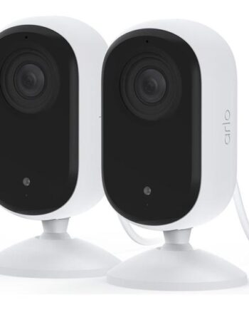 Arlo Essential Indoor 2k Netværksovervågningskamera Med Arlo Secure Plan  Trial