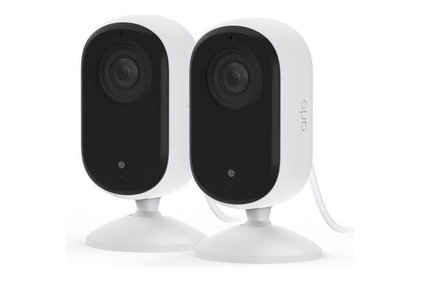 Arlo Essential Indoor 2k Netværksovervågningskamera Med Arlo Secure Plan Trial