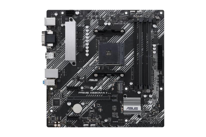 Asus Prime A520m- Ii Csm Bundkort Micro Atx Socket Am4 Amd A520