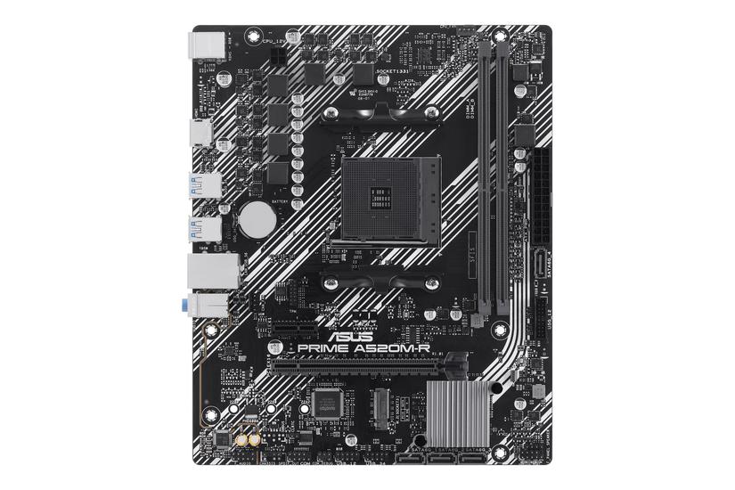 Asus Prime A520m- Ddr4 Micro Atx Bundkort Am4