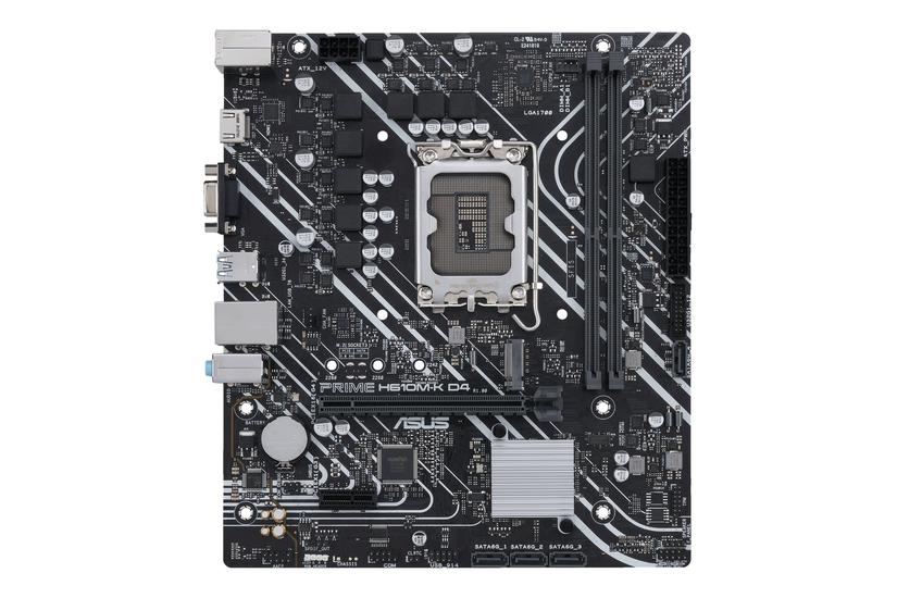 Asus Prime H610m- D4 Bundkort Micro Atx Lga1700 Sokkel H610