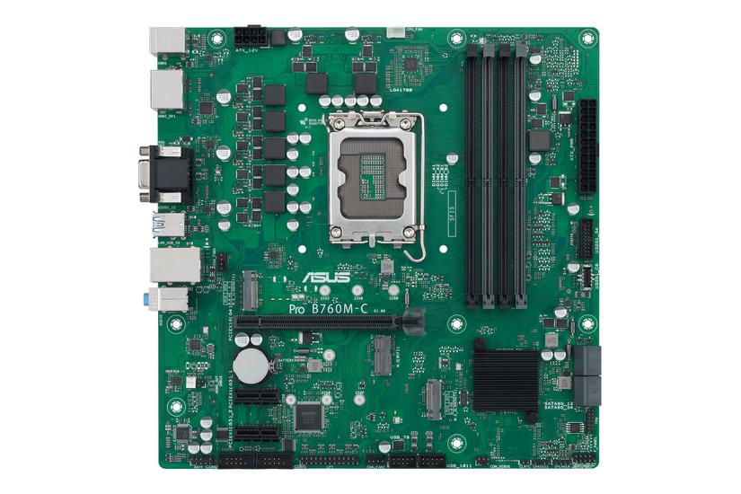 Asus Pro B760m- -csm Bundkort Micro Atx Lga1700 Sokkel B760