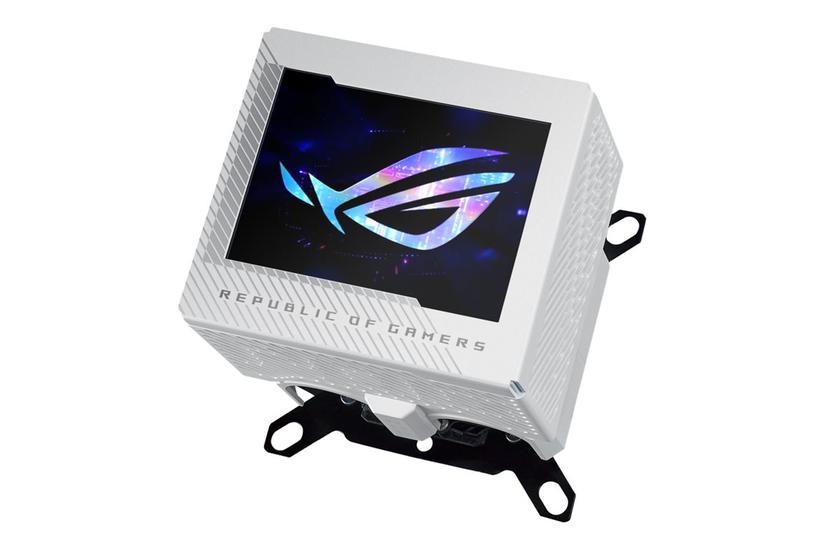 Asus Rog Ryujin Iii White Edition Cpu-vandblokering Til Flydende Kølesystem