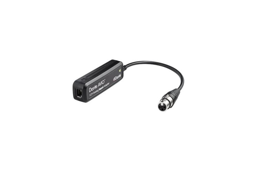 Audinate Dante Avio 1ch Analog Input Adapter Dante Audioinput-slutpunkt