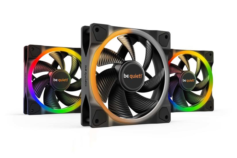 Be Quiet Light Wings 120mm Pwm Triple Pack Computerkabinet Ventilator 12 Cm Sort Stk