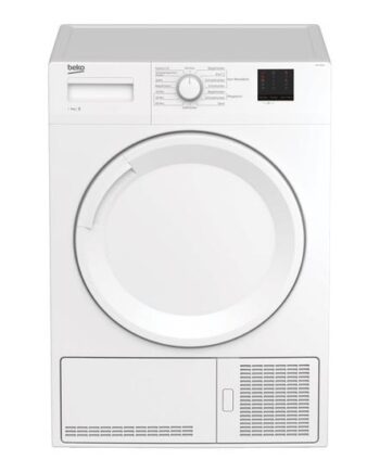 Beko Dcu 8230   Tørremaskine Frontbetjening Fritstående Hvid