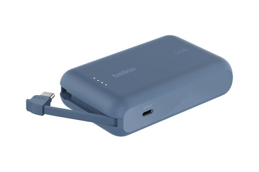 Belkin Boostcharge Powerbank Med Integreret Kabel 24 Pin Usb- 20 Watt