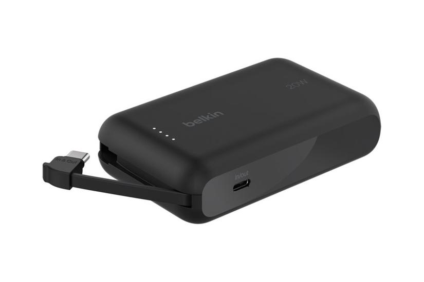Belkin Boostcharge Powerbank Med Integreret Kabel 24 Pin Usb- 20 Watt