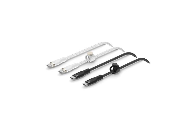 Belkin Boostcharge Pro Flex Usb Type- Kabel 24 Pin Usb- Til 24 Pin Usb-