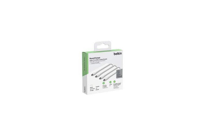 Belkin Usb- To Usb- Pvc Hvid 1m Twin Pack
