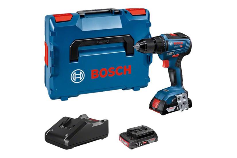 Bosch Gsr 18v-45 Professional Bor Driver Ledningfri -hastigheders Batterier Inkluderet Oplader