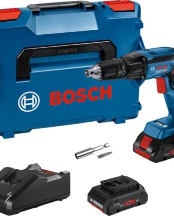 Bosch Gtb 18v-45 Professional Skruetrækker Til Gipsvæg Ledningfri   Batterier  Inkluderet Oplader