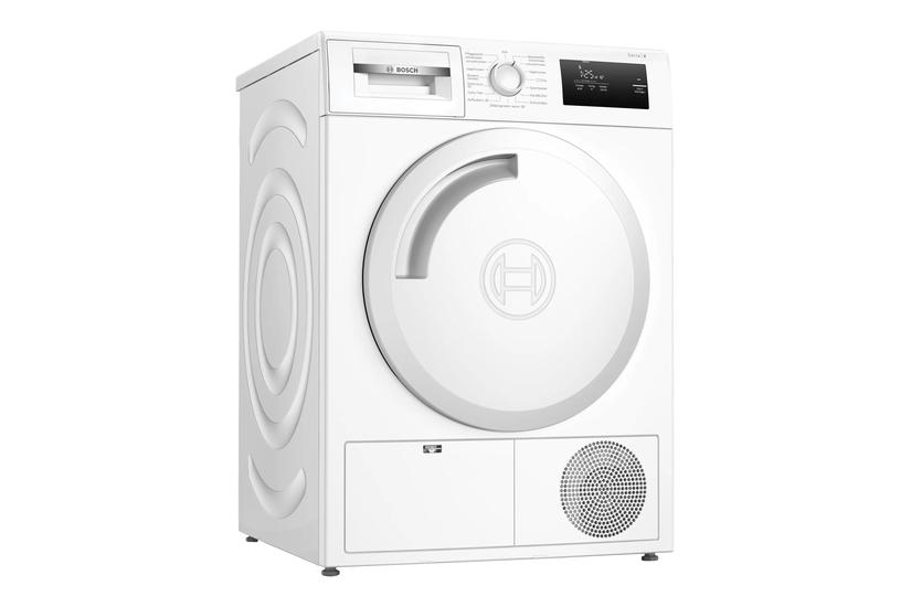 Bosch Serie Wth83003 Tørremaskine Frontbetjening Fritstående Hvid