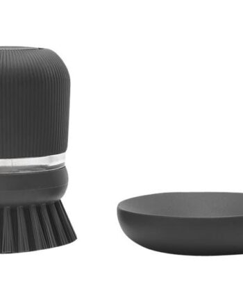 Brabantia Sæbedispenserskål-børste Polyester Mørkegrå