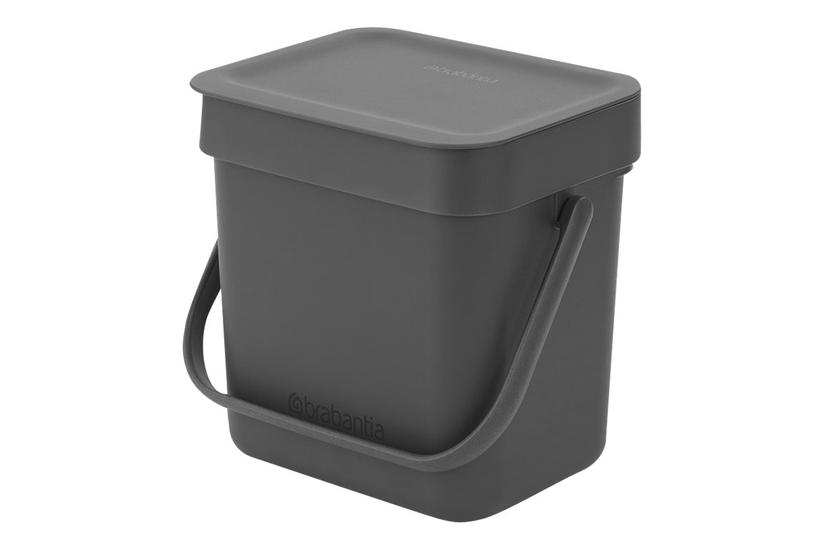 Brabantia Sort Go Skraldespand Grå