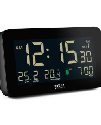 Braun Bc10 Digital Alarmur Sort