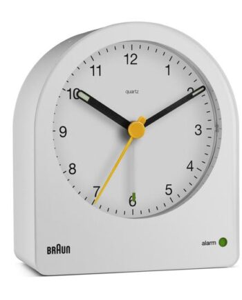 Braun Bc22 Quartz Alarmur Hvid  Gul