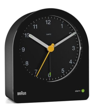 Braun Bc22 Quartz Alarmur Sort  Gul