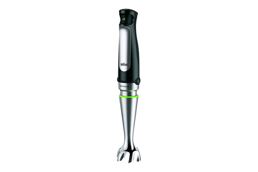 Braun Multiquick Mq 7075x Stavblender Premium Sort Børstet Rustfrit Stål