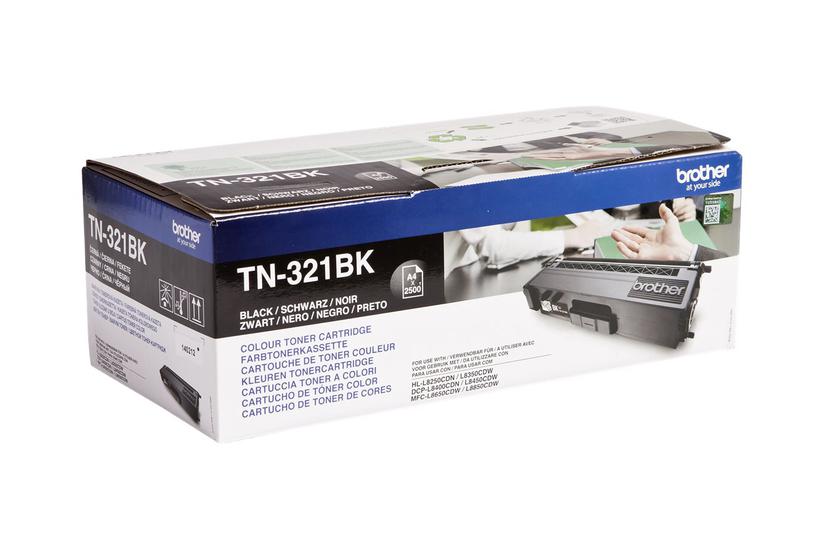 Brother Tn321bk Sort Original Tonerpatron