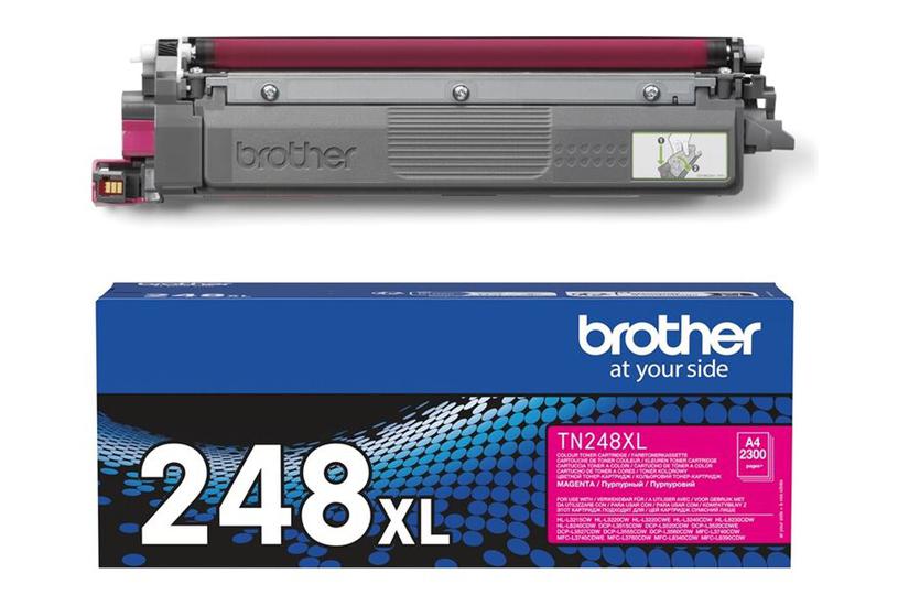 Brother Tn248 Højtydende Magenta Original Tonerpatron
