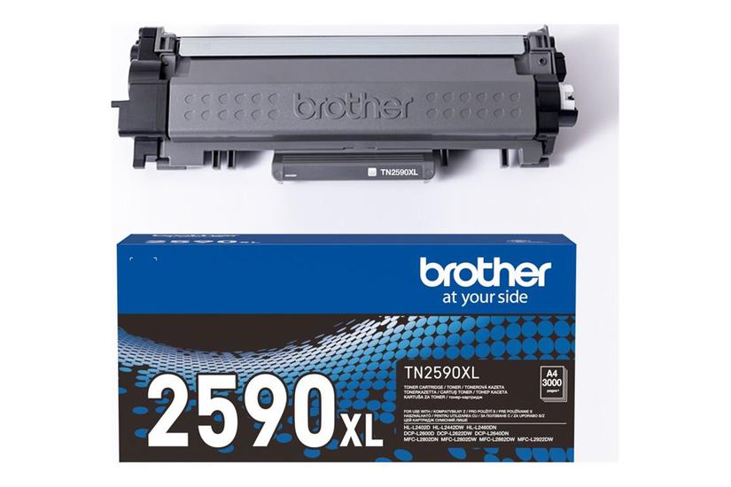 Brother Tn2590 Sort Original Tonerpatron