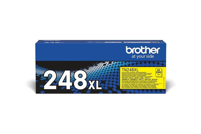 Brother Tn248 Højtydende Gul Original Tonerpatron