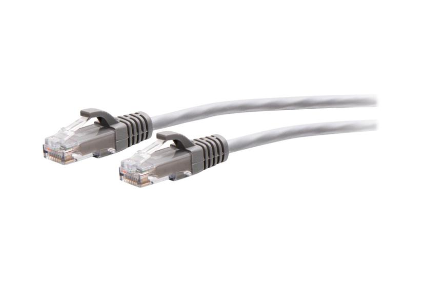 C2g 2ft 6m Cat6a Snagless Unshielded Utp Slim Ethernet Network Patch Cable Gray Patchkabel 60 Cm Grå
