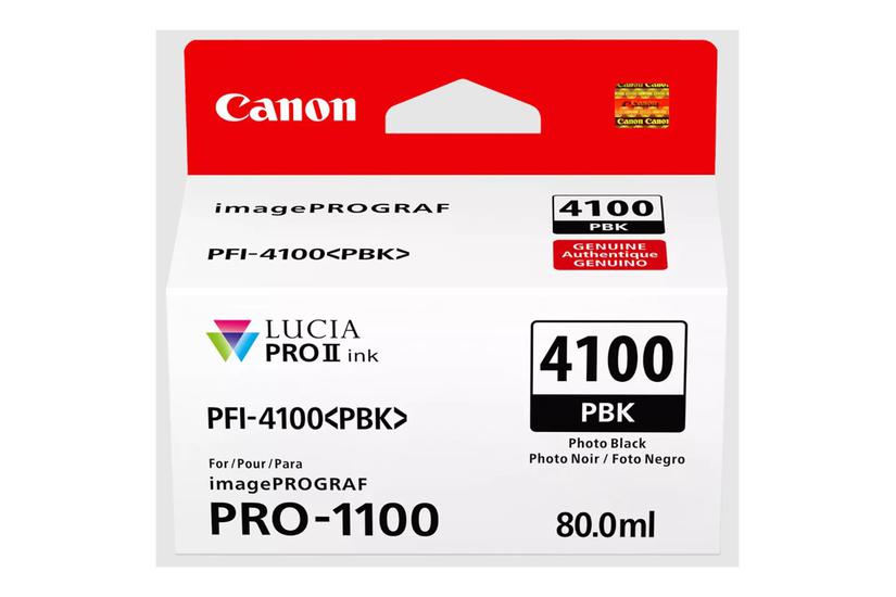 Canon Pfi-4100 Pbk Foto-sort Original Blækbeholder