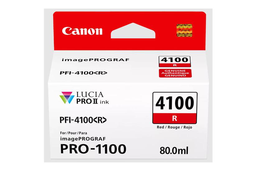 Canon Pfi-4100 Rød Original Blækbeholder