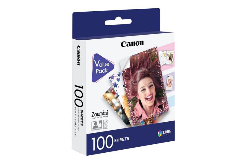 Canon Zink Fotopapir 100 Ark 50 76 Mm