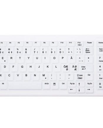 Cherry Ak-c7000 Tastatur Medicinsk Rf Trådløs   Usb Qwerty Norsk Hvid