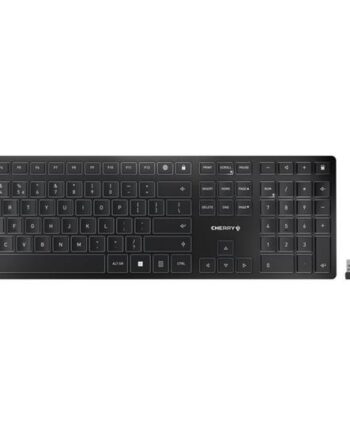 Cherry Dw 9500 Slim Sæt Med Mus Og Tastatur Usa Med Euro-symbol Grå  Sort Indgangsudstyr