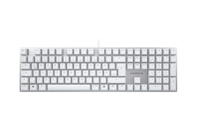 Cherry Kc 200 Mx Tastatur Qwertz Tysk Hvid Indgangsudstyr