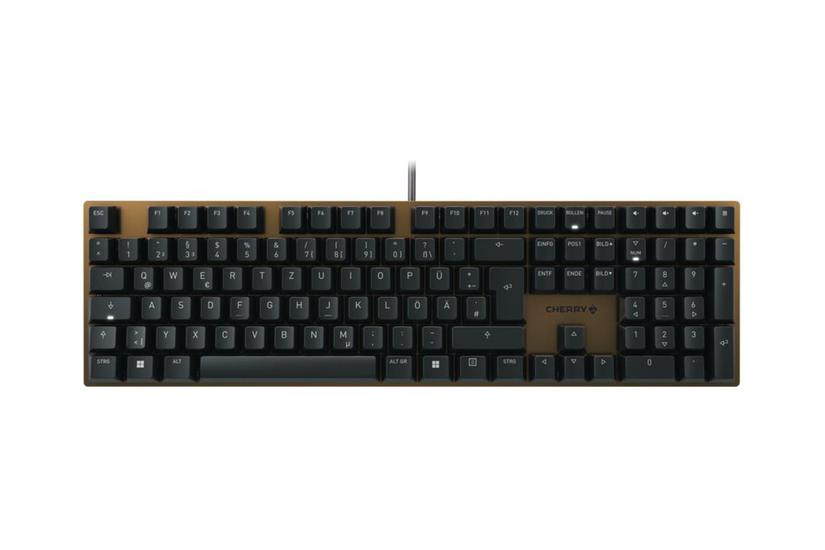 Cherry Kc 200 Mx Tastatur Qwertz Tysk Sort Bronze Indgangsudstyr
