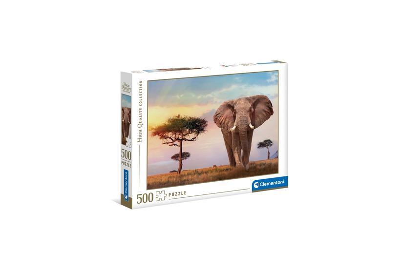 Clementoni African Sunset Puslespil 500 Stk Dyr