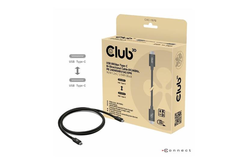 Club 3d Usb Type- Kabel 24 Pin Usb- Til 24 Pin Usb-