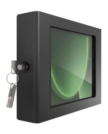 Compulocks Apex Galaxy Tab Active       Quot  Apex Enclosure Wall Mount Monteringssæt Eksponeret Front Bagsidekamera Og Sensorer For Tablet Sort