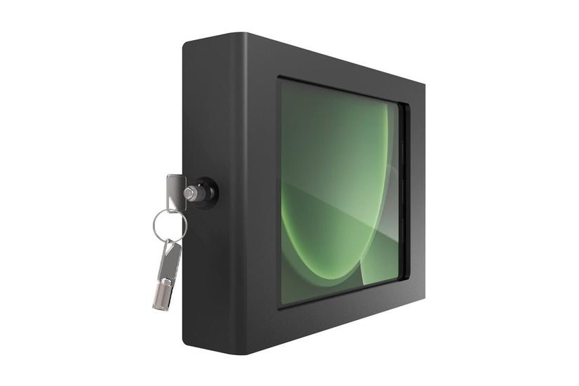 Compulocks Apex Galaxy Tab Active Quot Apex Enclosure Wall Mount Monteringssæt Eksponeret Front Bagsidekamera Og Sensorer For Tablet Sort