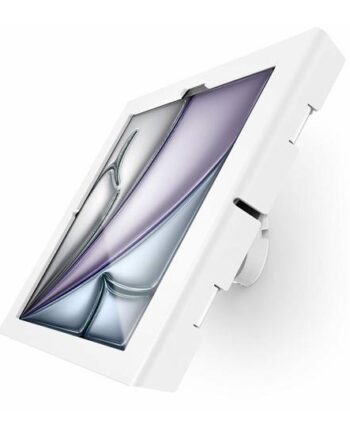 Compulocks Ipad Air M2   M3 13 Quot  Apex Enclosure Tilting Wall Mount White Indelukke Eksponeret Front Bagsidekamera Og Sensorer For Tablet Hvid