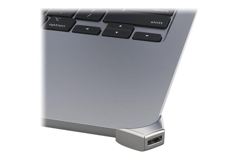 Compulocks Ledge Lock Adapter For Macbook Air 13 Quot M2-m4 Silver Adapter Til Låsning Af Slot For Sikkerhed