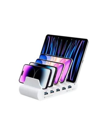 Compulocks   Port Usb-  And Usb-  Charging Dock With Uk Plug Opladningsdock Usb  24 Pin Usb-