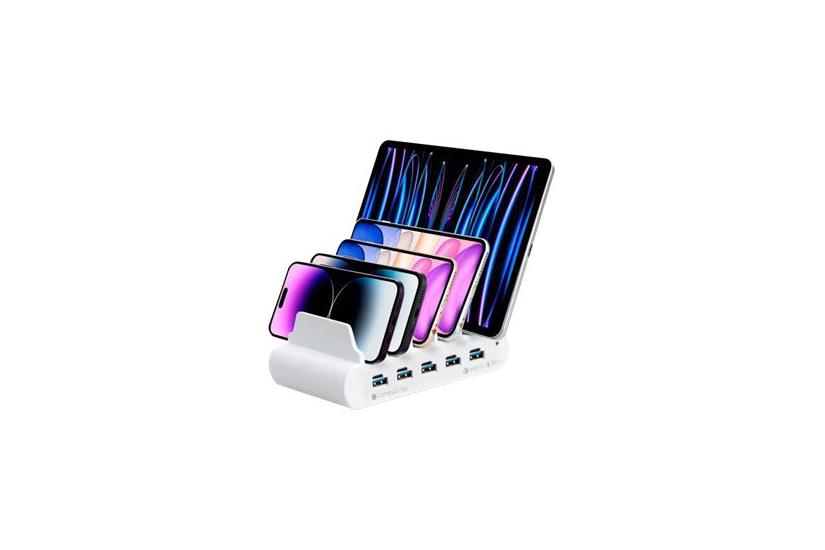 Compulocks Port Usb- And Usb- Charging Dock With Uk Plug Opladningsdock Usb 24 Pin Usb-