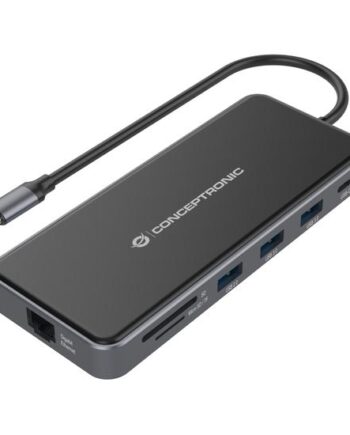 Conceptronic Donn15g Dockingstation Ledningsført Usb     Gen        Gen    Type-  Grå